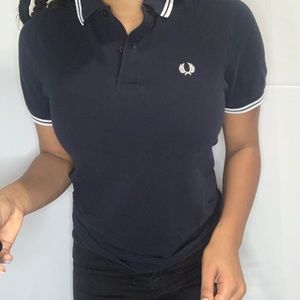 FRED PERRY NAVY POLO SHIRT